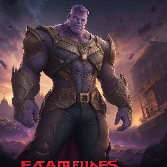 flannel_fest, thanos, epic pose, poster