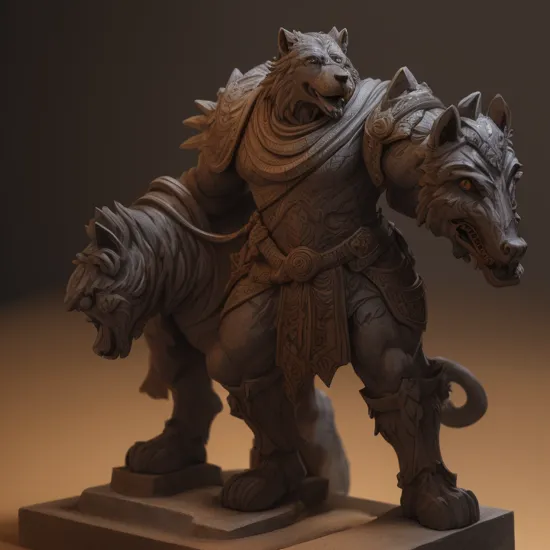  ([Macro Photography:Marble Sculpture:.3]:1.1),and atmospheric Gnoll Pack Lord, made of shiplap,Dramatically lit, BREAK Best quality,gorgeous,sharp,8k,flat color