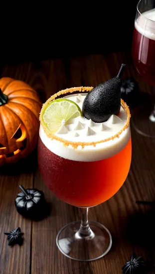 Generate a list of spooky Halloween-themed cocktail recipes that will impress your guests. Include creepy names, ingredients, and instructions for each drink: [Specify any preferences for specific types of cocktails or ingredients]