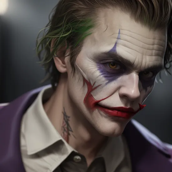 masterpiece, ultra realistic 8k cg, 2 

the joker, lightning,

