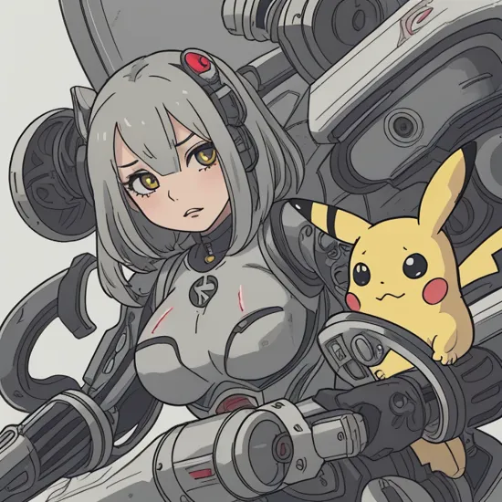pikachu as bionic cyborg, art by hr giger, highly detailed, realistic style, , <hrgiger-drmacabre>, art by hr giger,, <3d-female-cyborgs>