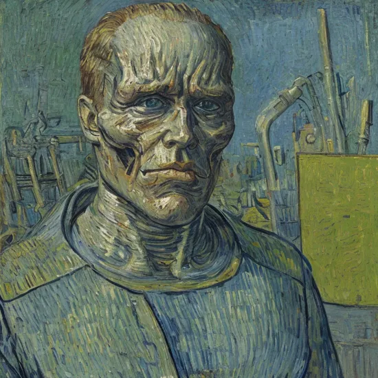 the-critic, The Terminator, art by Vincent Van Gogh