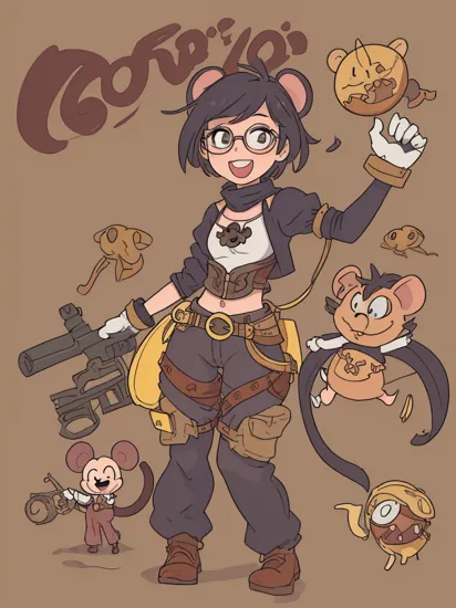 a realistic photograph of a cute full body steampunk Perez the mouse with glases as on spanish fairy tooth tradition wearing pants with a post apocaliptic background,  highly detailed
Negative prompt: Mickey Mouse,  gloves,  open mouth,  claws,  cartoonish

u/Beneficial-Dingo-308 https://www.reddit.com/r/StableDiffusion/comments/17oc854/ive_been_playing_with_sd_and_juggernaut_xl_v6_to
Steps: 30, Sampler: DPM++ 3M SDE Exponential, CFG scale: 6.0, Seed: 151579458, Size: 832x1216, Model: zavychromaxl_v21