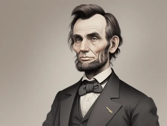 nvinkpunk style, abraham lincoln