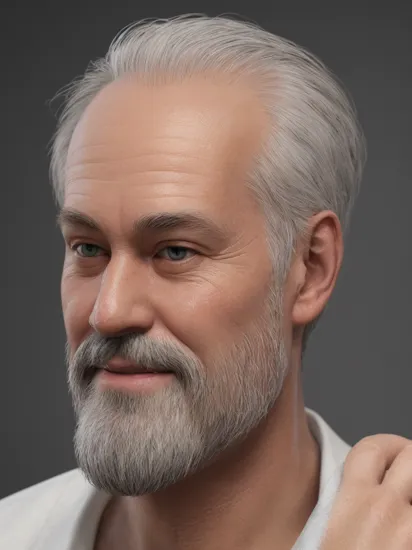 (A clean background:1.7),(An empty background:1.7),(Conceptual design:1.2),(Game character:1.2),cartoon,Standing posture,Look at the observer,A 45-year-old middle-aged uncle,Grey hair,White beard,A happy smile,hands on another's face,zeiss milvus 50mm,(Black people:1.1),(RAW photo, best quality, ),(realistic, photo-realistic:1.3, ),masterpiece,extremely detailed,CG,unity,2k wallpaper,Amazing,finely detail,extremely detailed CG unity 8k wallpaper,huge filesize,ultra-detailed,highres,soft light,,<lyco:GoodHands-beta2:1.3>,