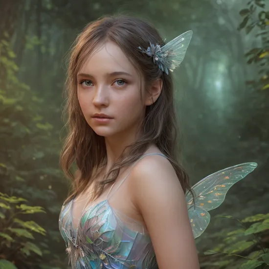 RAW portrait photo of cute emb-anada girl as a magical fairy, magical bioluminescent forest, (highly detailed:1.2),(best quality:1.2),(8k:1.2),sharp focus,(hazel eyes:1.1),(subsurface scattering:1.1),(award-winning portrait photography:1.1),(close shot:1.2)
diaphanous gown made of leaves, iridescent fairy wings, swirling magic in the air, glowing fireflies
(very detailed background:1.2),(fantasy:1.1), dramatic lighting, by artgerm wlop jeffrey simpson greg rutkowski