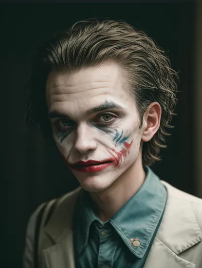 High Quality, Masterpiece, IncrsFrame, , head out of frame, 1boy, The Joker, 