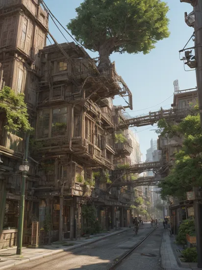 Architectural section, Shinkai Makoto style, atompunk, Laneway streetscape, telephone poles, train level crossing, street signs in NYC, vegetation and cactus, miyazaki, Craig Mullins, nausicaa, Intricate details, 8K, ultra realistic, photography, RTX, light mode, octane render, morbide, HDR, trending on artstation , Architectural section, Shinkai Makoto style, dragoncore elfpunk, Magical city hidden in carved trees, redwoods, cavern into the mountains, vines hanging from trees, glowing mushrooms, miyazaki, dan mumford, kingdoms of amalur, Intricate details, 8K, ultra realistic, photography, RTX, light mode, octane render, morbide, HDR, trending on artstation,
best quality, high quality, masterpiece, absurdres, highres, intricate details,
 