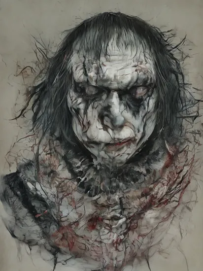 The Joker by Tsutomu Nihei,(strange but extremely beautiful:1.4),(masterpiece, best quality:1.4),in the style of nicola samori, The Joker by Tsutomu Nihei,(strange but extremely beautiful:1.4),(masterpiece, best quality:1.4),in the style of nicola samori