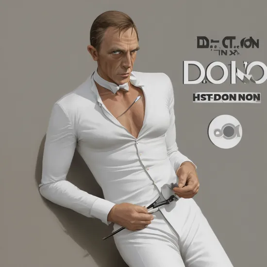 ("007 dr. no" text logo:1.3),

sexist, accident, clumsy, joke, shameful, funny

james bond advertising by 

matt groening