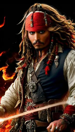 Savage transformation, (fiery red eyes), ((feral male @JohnnyDepp)), Johnny Depp, snarling expression, ethereal white hair, blood-red shards, (aura of rage), menacing power, night's fury.