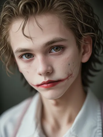 High Quality, Masterpiece, 1boy, slit pupils, IncrsSlitPupil, , The Joker, 