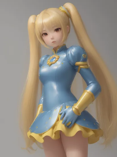 (kanamemadokaoutfit:1.2), (samus aran:1) dressed in (puffy (blue and yellow) magical girl outfit:1.2), (long straight blonde hair), magical girl, (perfect face, beautiful face, symmetric face), (sparkles, sparkling hair, sparkling clothes, sparkles around face:1.1), (shiny glossy translucent clothing:1.1),
8k, RAW photo, photo-realistic, masterpiece, best quality, absurdres, incredibly absurdres, huge filesize, extremely detailed, High quality texture, physically-based rendering, Ray tracing,