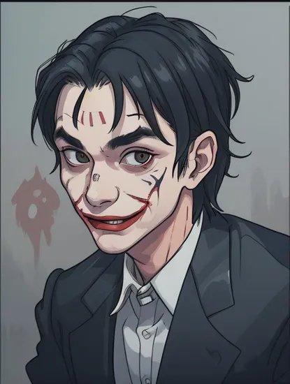 joker in the style of 0mib