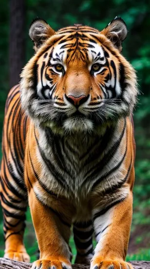 A tiger with mutated genetics