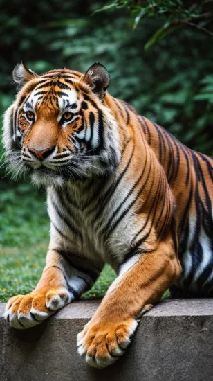 A tiger with mutated genetics