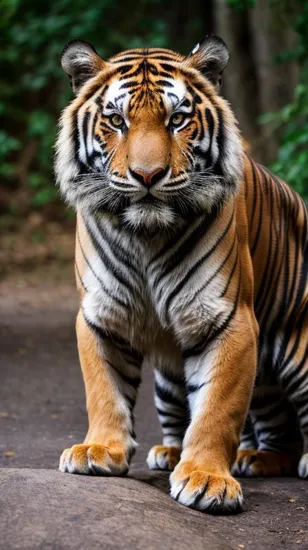 A tiger with mutated genetics