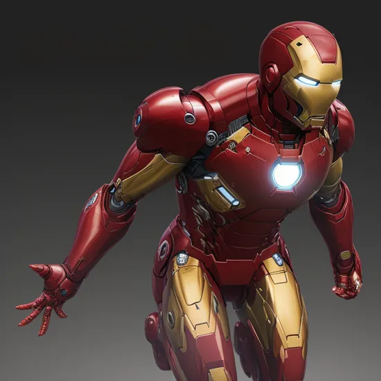 professional 3d model ,glass,iron man,, 8k,Highly detailed,Digital photography,High definition, . octane render, highly detailed, volumetric, dramatic lighting