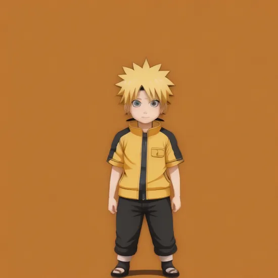 <lora:SockFuStyle-10:0.8>,full body, chibi, 1boy, sunny,  detailed background, <lora:Naruto:0.7> uzumaki naruto,blonde hair,