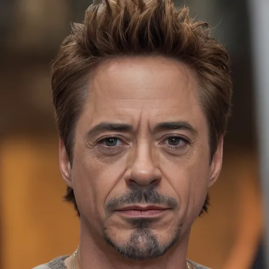 "prompt": "Describe the original face of Robert Downey Jr. without the Iron Man suit.",
  "context": "Robert Downey Jr.'s original face, without the Iron Man suit, is distinctive and carries a unique charm. He has a well-defined jawline that adds a touch of masculinity and strength to his features. His eyes are captivating, with a vibrant spark that reflects his lively personality. Robert Downey Jr. possesses expressive eyebrows that enhance the expressiveness of his eyes, showcasing a wide range of emotions. His lips are naturally full and often carry a warm and friendly smile. His nose has a characteristic shape, contributing to the individuality of his face. Robert Downey Jr.'s complexion radiates a healthy and youthful glow, exhibiting his natural charm. Without the Iron Man suit, his face reveals a balance between angular and softer features, creating a captivating and relatable appearance. Robert Downey Jr.'s original face, free from the iconic suit, continues to captivate audiences with his talent and charisma,  with the use of negative space."