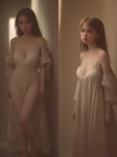 1girl
off bare shoulders,
oversized clothes,
cleavage,
photo depth of field,
grainy, seductive
light particles,
analog lofi
conceptual, contemporary, photography, photography-color, portraits, whimsical
(by Bill Henson)