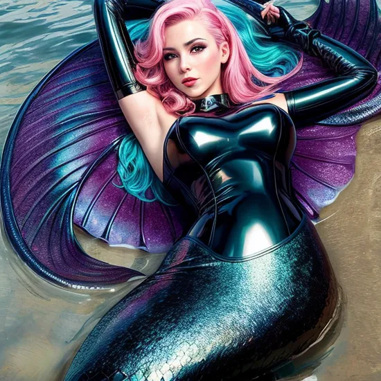 mermaid of latex