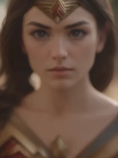 cinematic film still wonder woman soft whistle, close up shot  . shallow depth of field, vignette, highly detailed, high budget Hollywood movie by danny boyle, bokeh, cinemascope, moody, epic, gorgeous, film grain, grainy