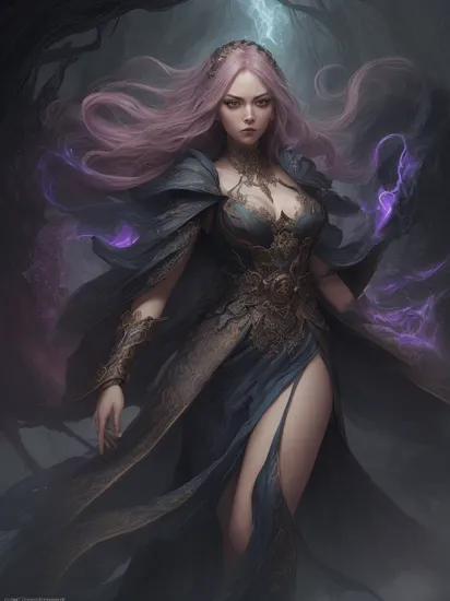 a realistic digital painting of (Emma Stone:1.0), Picture an evocative, highly detailed fantasy RPG portrait of a human female sorceress in the riveting universe of Pathfinder, her visage emanating arcane prowess and sheer mastery over the elemental forces. She is attired in an opulent, ethereal gown in hues of sapphire and amethyst, embellished with mystic symbols and celestial motifs subtly glowing with an inner magic.Her arms are stretched out, fingers splayed, as she commands the elements. Streams of electricity, flames, chilling ice, and swirling winds intertwine around her, manifesting her elemental magic. The intensity in her eyes illuminates her features in the otherworldly light, highlighting the daring stroke of her cobalt eyeliner, the dust of golden highlighter gracing her cheeks, and her ruby-tinted lips imbued with a spellbinding allure.This piece of art is inspired by the fantastical styles of artists such as Stephanie Pui-Mun Law and Brom, the piece seeks to blend Law's ethereal, flowing aesthetic with Brom's darker, more intense themes, creating a unique fusion of their artistic visions.The backdrop is a cascade of northern lights in an obsidian sky, their shimmering colors reflected in the mirror-like surface of a serene lake at her feet. Ancient, towering trees partially cloaked in mist surround her, their branches swaying in rhythm with her conjuring. The spectacle of her spellcasting under the celestial light show creates an atmosphere that's both surreal and majestic.The sorceress stands at the heart of the scene, an epicenter of raw, unrestrained elemental magic. The portrayal of her control over the elements, and the juxtaposition of her calm demeanor amidst this chaos, should reflect her true essence - a woman of extraordinary power and wisdom.This fantasy RPG portrait should encapsulate the highest standards of digital artistry, emphasizing vivid colors, dynamic contrasts, and compelling composition. The final image should portray the sorceress in all her glory, her command over the elements, and her unparalleled aura of mystique , A short, choppy bob with plenty of texture and layers, styled in a sexy and edgy look that highlights the cheekbones and jawline. wearing (As female Sherlock Holmes from Sherlock, in a belted trench coat, against the backdrop of foggy London streets:1.2) , (A poised lunge position. One foot is forward, knee bent at a 90-degree angle, while the other leg is extended behind. She holds dumbbells in each hand, arms at her side, with her gaze focused and determined.:1.1) ,(captivating concept art,CG unity,realistic,trending on ArtStation,4k,4k quality,best quality,unforgettable illustration,ultra detailed,vibrant high contrast,trending on ArtStation,fantasy art,ambient occlusion,subsurface scattering,lifelike textures,incredibly detailed,beautifully crafted digital painting,DSLR-quality,highly detailed,ethereal,extremely detailed,captivating scene,8k quality:1.2), 