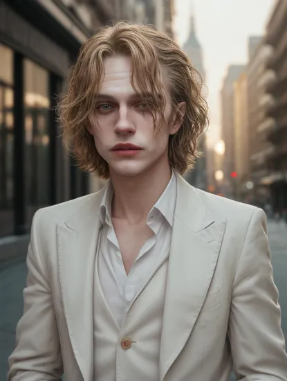 sks person (as the joker from batman:1), standing on street in gotham city, pale skin, (ultra realistic face), freckles:0.3, photorealism, , , full sharp, detailed face, looking at viewer, eye contact, (8k, RAW photo, best quality, masterpiece:1.2),ultra-detailed, (high detailed skin:1.2), 8k uhd, dslr, soft lighting, high quality