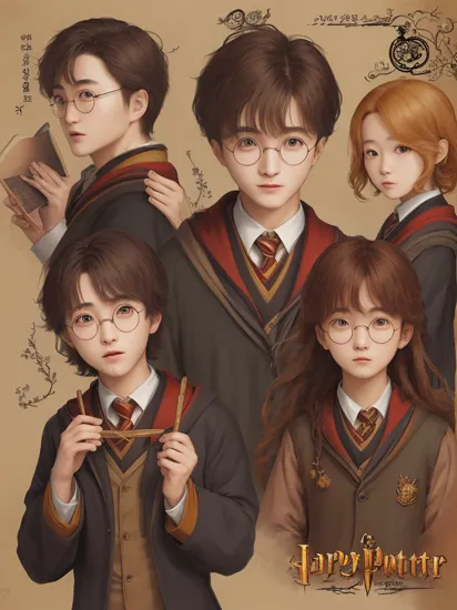 Harry Potter, shinyunbok style 