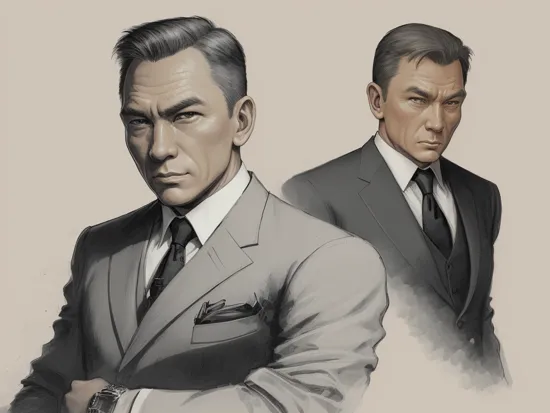 Kim Jung Gi Style, James Bond