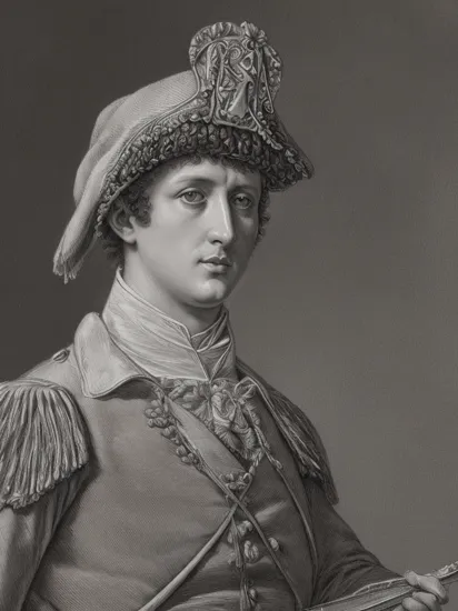 masterpiece,best quality,(((napoleon))),looking_at_viewer,lineart,monochrome,,napoleon bonaparte \(fate\),