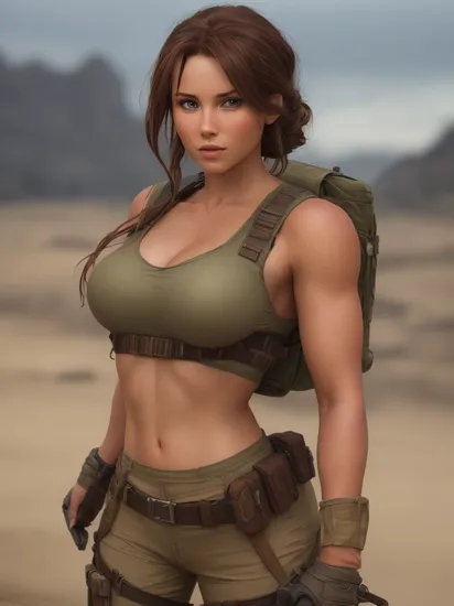 realistic photo of lynaof dressed as a real life version of (Lara Croft:0.9), cosplay, instagram LUT