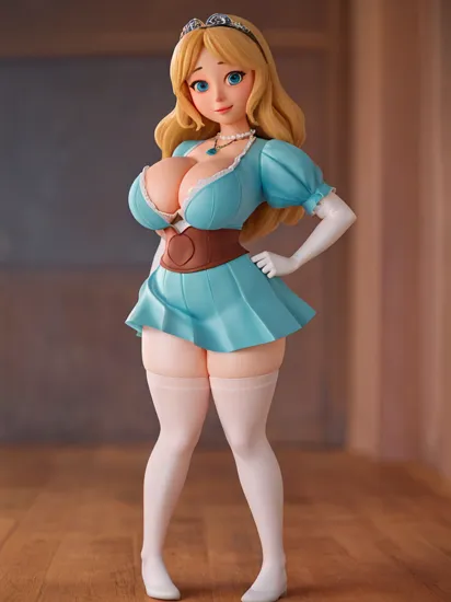 (masterpiece:1.4),best quality,1girl ,korean milf coslaying rapunzeldef, rapunzelpre, habit, bodysuit,(pantyhose:1.1), thighhighs,necklace,  elbow gloves,, long blonde hair,detailed pantyhose texture,
((gigantic breasts, saggy breasts, skindentation,wide hips,thick thighs)),  curvy,pawg,milf ,hyperdetailed, surprising,beautiful eyes, thick lips, little smile,alluring,looking at viewer, cyan and black background, parted legs,skirt cameltoe,  standing noble,shy, hands at the side, make her breasts more prominent pose,
fujifilm style, 35mm, bokeh, DOF, beautiful glare,cowboy shot:1.2, momofuki body style, rim lights,