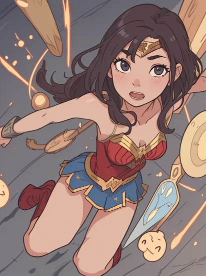 enako wearing (wonder woman) costume, (8k, RAW photo, best quality, masterpiece:1.2), (realistic, photo-realistic:1.37), best quality, ultra high res, light leaks, dynamic lighting, slim, smooth skin, (pureerosface_v1:1), kpop idol,(beautiful detailed face:1),(freebuffing:1.2), outdoors, ulzzang-6500, 1girl, full body, from front, front view, (round face:1.2), (round chin:1.2), ,  
