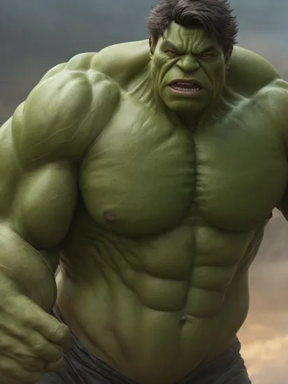 A weird version of the incredible hulk, 4 k, high resolution, still, landscape, hd, dslr, hyper realistic, sketch style, highly detailed, landscape, studio lighting, wide angle, trending on artstation, concept art, octane render, unreal engine 5, trending on deviantart, ultra high detail, realistic face, in the style 