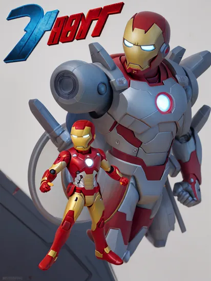 Design a dynamic fan-made comic book cover with Iron Man as the protagonist, themed for the Fancy Frontier event. The cover showcases Iron Man in a heroic pose, taking flight with repulsors at full blast, set against a clean, stark white background to make the character stand out. The title 'FancyFrontier' is emblazoned across the top in bold, futuristic lettering, with the number '99' prominently displayed in a corner, symbolizing the issue number. The overall aesthetic blends classic comic book vibrancy with a modern, polished look. Add subtle hints of light blue and silver to reflect Iron Man's iconic suit colors, giving a sense of depth and technology, ,