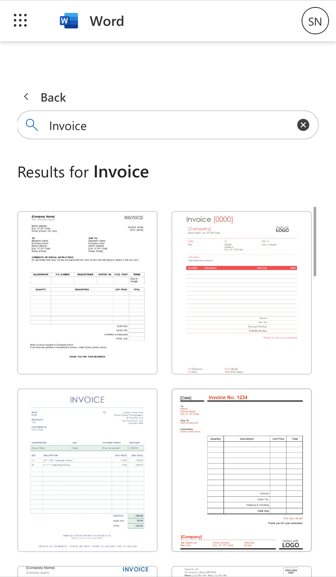 Freelance Video Editor Invoice with Word
