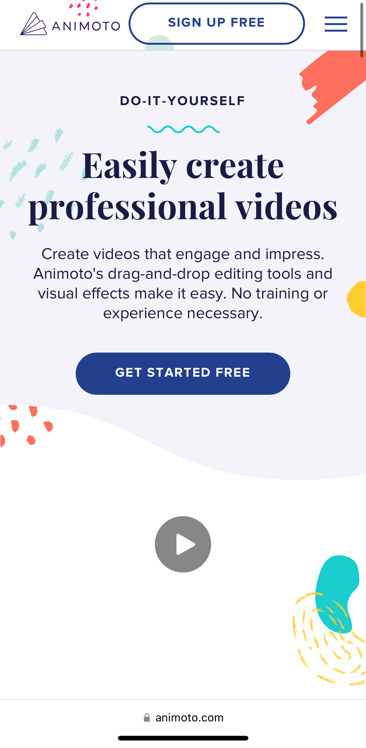 Animoto for video content marketing